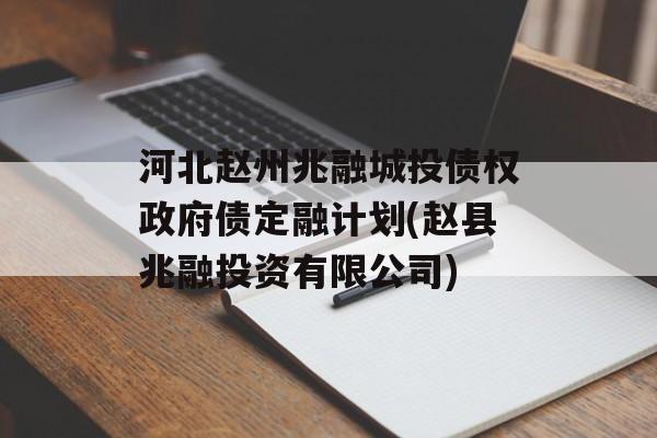 河北赵州兆融城投债权政府债定融计划(赵县兆融投资有限公司)