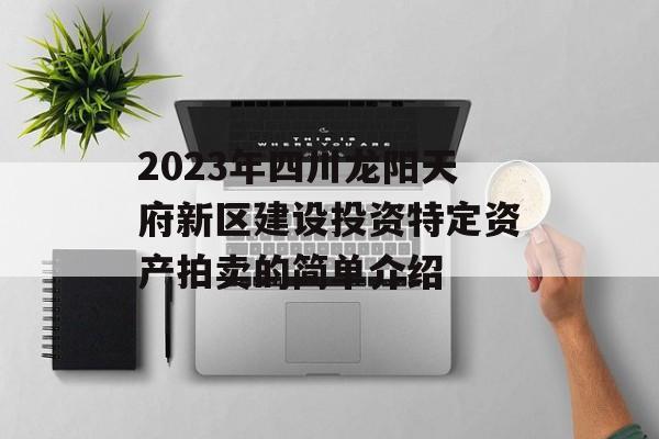 2023年四川龙阳天府新区建设投资特定资产拍卖的简单介绍