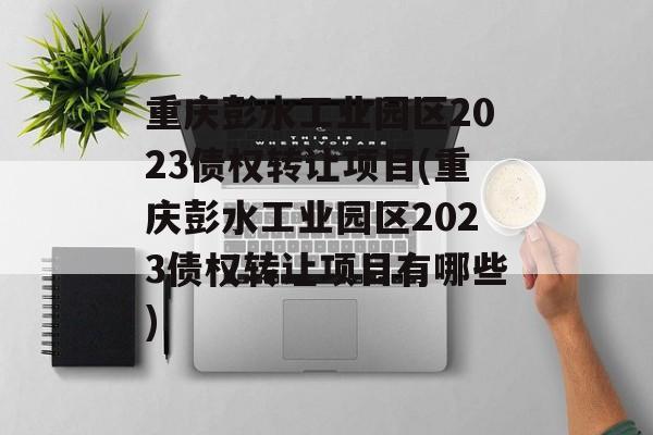 重庆彭水工业园区2023债权转让项目(重庆彭水工业园区2023债权转让项目有哪些)