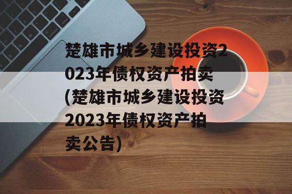 楚雄市城乡建设投资2023年债权资产拍卖(楚雄市城乡建设投资2023年债权资产拍卖公告)