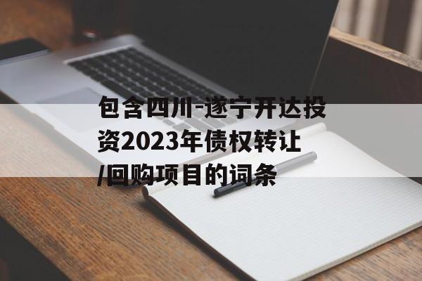 包含四川-遂宁开达投资2023年债权转让/回购项目的词条
