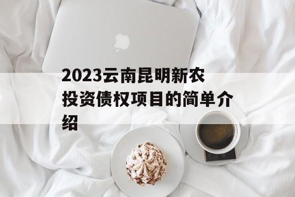 2023云南昆明新农投资债权项目的简单介绍