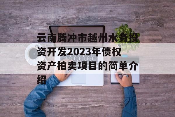 云南腾冲市越州水务投资开发2023年债权资产拍卖项目的简单介绍