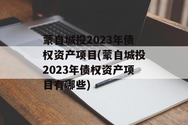 蒙自城投2023年债权资产项目(蒙自城投2023年债权资产项目有哪些)