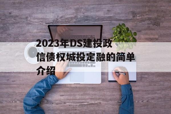 2023年DS建投政信债权城投定融的简单介绍