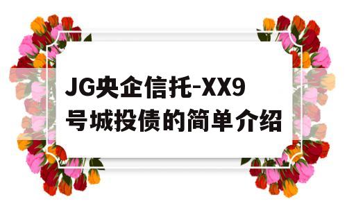 JG央企信托-XX9号城投债的简单介绍