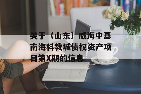 关于（山东）威海中基南海科教城债权资产项目第X期的信息