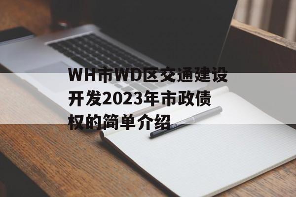 WH市WD区交通建设开发2023年市政债权的简单介绍