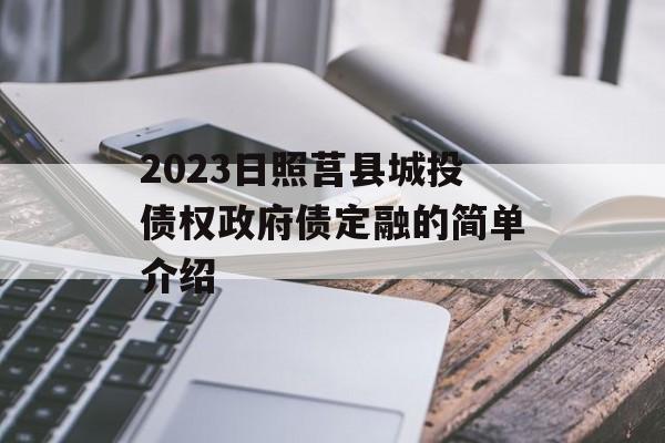 2023日照莒县城投债权政府债定融的简单介绍