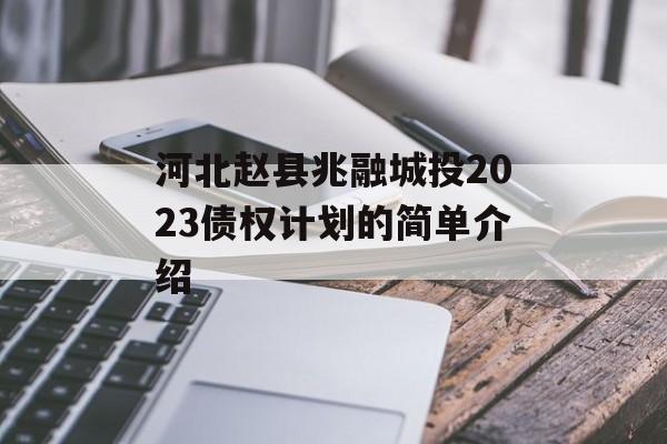 河北赵县兆融城投2023债权计划的简单介绍