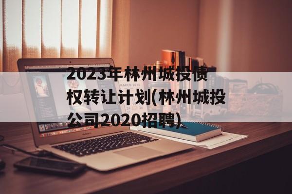 2023年林州城投债权转让计划(林州城投公司2020招聘)