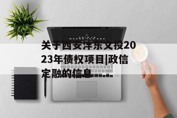 关于西安沣东文投2023年债权项目|政信定融的信息