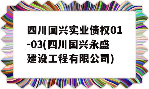 四川国兴实业债权01-03(四川国兴永盛建设工程有限公司)