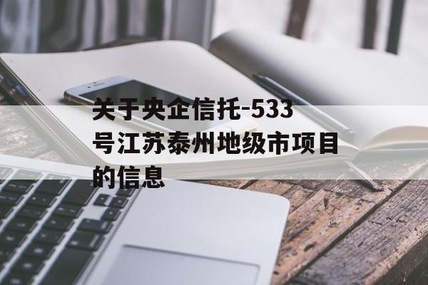 关于央企信托-533号江苏泰州地级市项目的信息