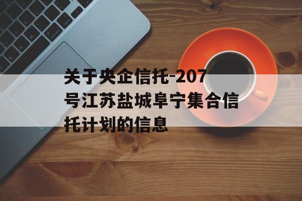 关于央企信托-207号江苏盐城阜宁集合信托计划的信息