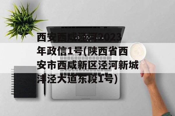 西安西咸泾河2023年政信1号(陕西省西安市西咸新区泾河新城沣泾大道东段1号)