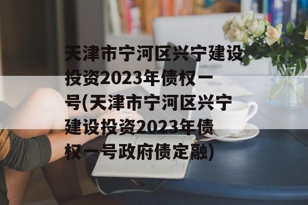 天津市宁河区兴宁建设投资2023年债权一号(天津市宁河区兴宁建设投资2023年债权一号政府债定融)