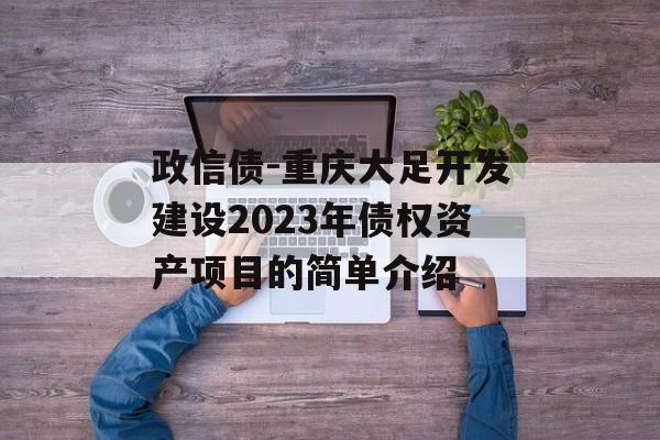 政信债-重庆大足开发建设2023年债权资产项目的简单介绍