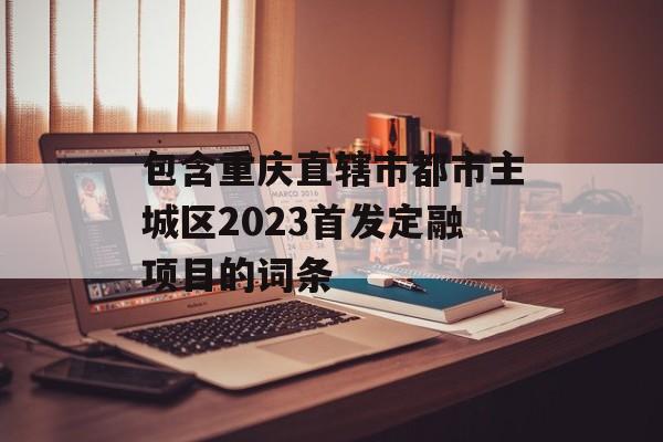 包含重庆直辖市都市主城区2023首发定融项目的词条