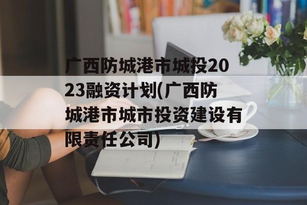 广西防城港市城投2023融资计划(广西防城港市城市投资建设有限责任公司)