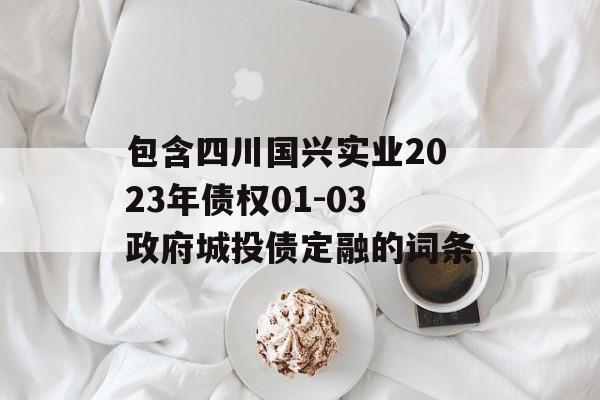 包含四川国兴实业2023年债权01-03政府城投债定融的词条