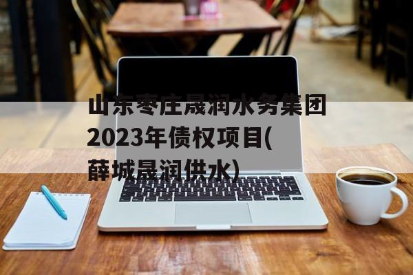 山东枣庄晟润水务集团2023年债权项目(薛城晟润供水)