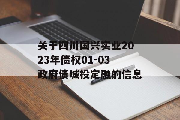 关于四川国兴实业2023年债权01-03政府债城投定融的信息