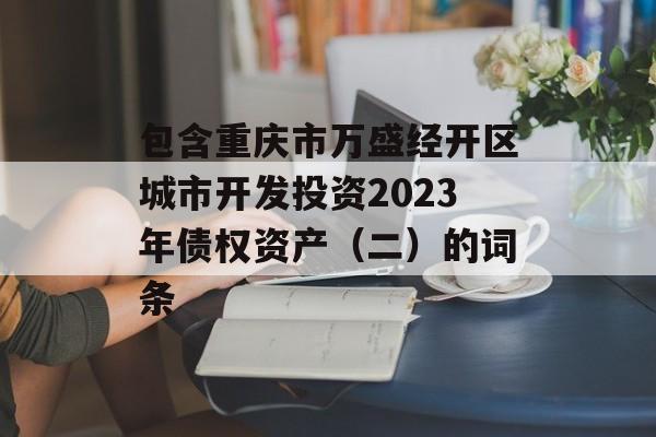 包含重庆市万盛经开区城市开发投资2023年债权资产（二）的词条