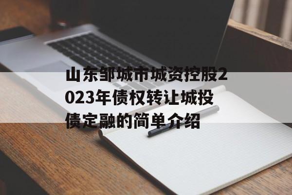 山东邹城市城资控股2023年债权转让城投债定融的简单介绍