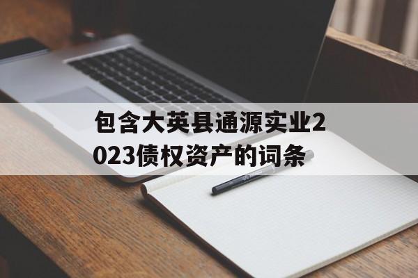 包含大英县通源实业2023债权资产的词条