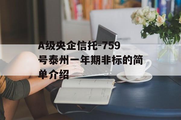 A级央企信托-759号泰州一年期非标的简单介绍