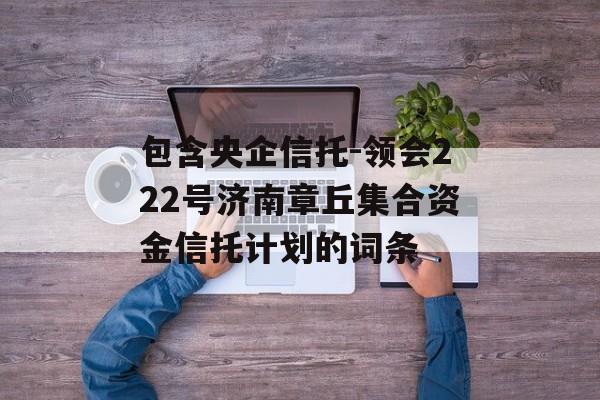 包含央企信托-领会222号济南章丘集合资金信托计划的词条