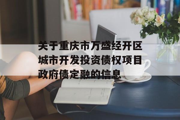 关于重庆市万盛经开区城市开发投资债权项目政府债定融的信息