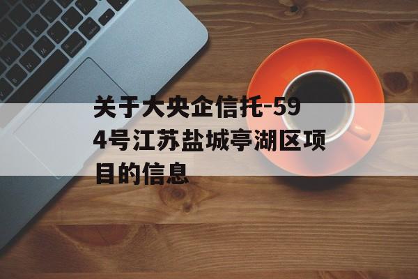 关于大央企信托-594号江苏盐城亭湖区项目的信息