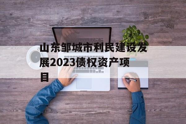 山东邹城市利民建设发展2023债权资产项目